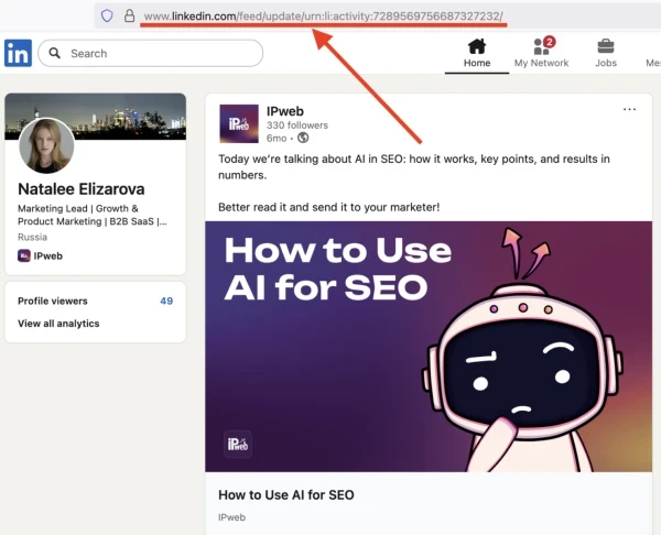 LinkedIn: boosting likes - 1