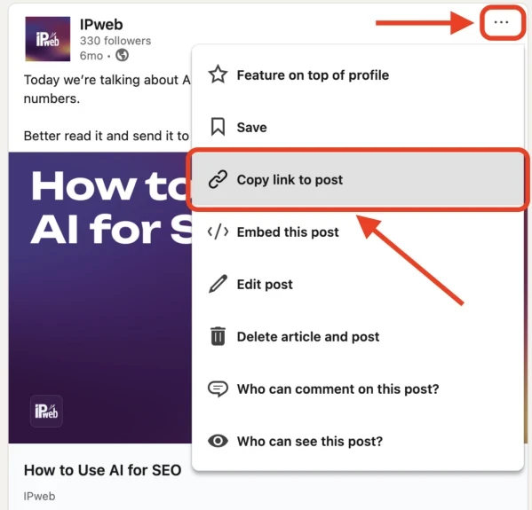 LinkedIn: boosting likes - 2