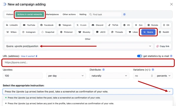 Quora: boosting votes per post/question - 4