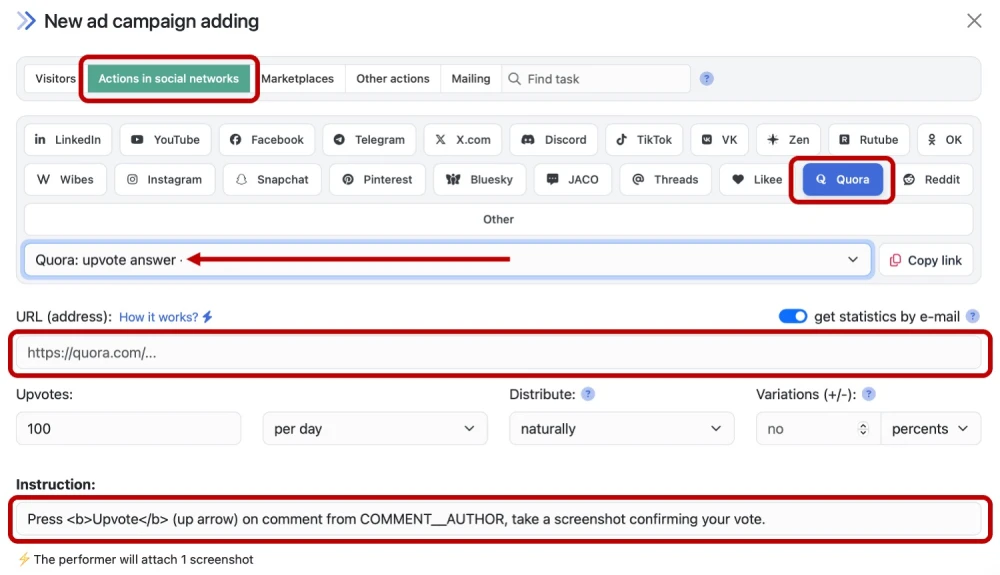 Quora: boosting survey responses - 2