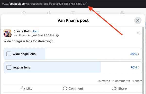 Facebook: votes in polls manipulated - 1