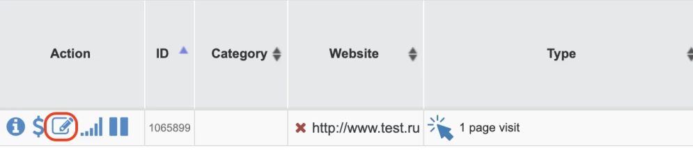 How to change ad campaign settings - 1