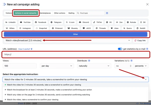 Boosting video/broadcast views - 2