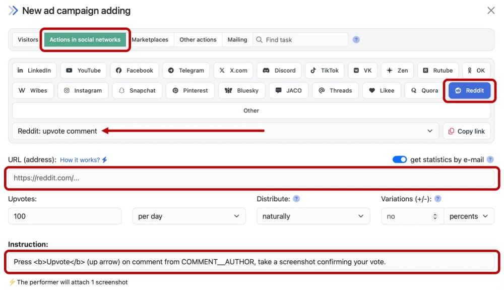 Reddit: boosting upvotes for a comment - 4