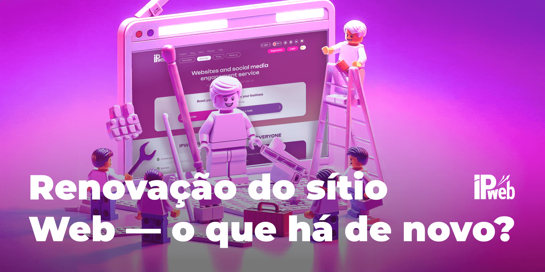 Renovação do sítio Web — o que há de novo?